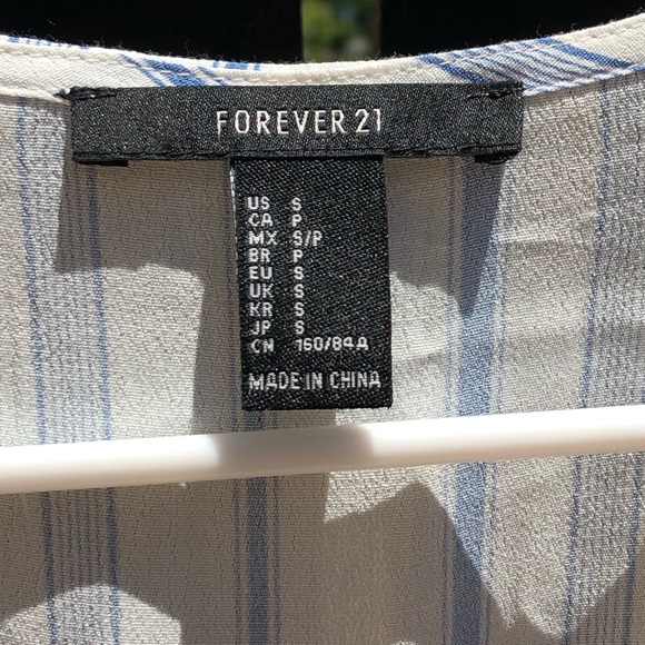 Forever 21 striped wrap dress - Picture 3 of 5